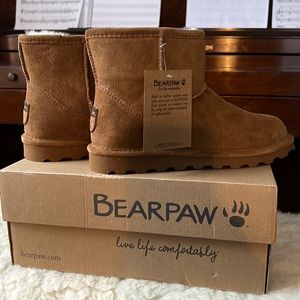 BearPaw Short Boot Alyssa Hickory 9